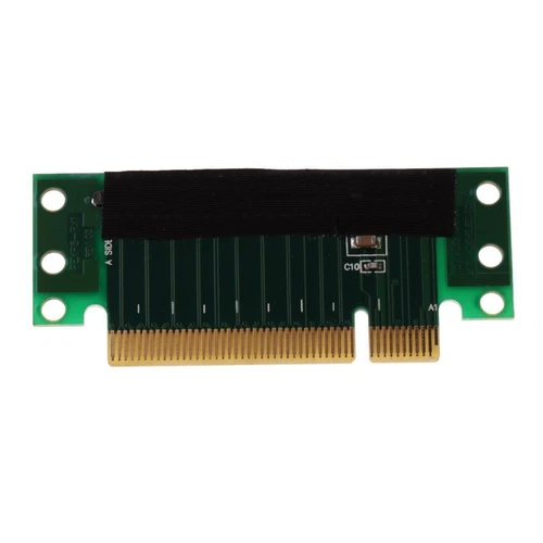 pci express pci-e 8x adaptateur riser carte 90 angle pour châssis serveur 1u