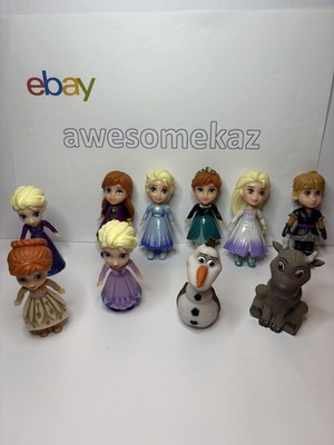 Disney Frozen 2 Elsa & Anna Kristoff Olaf Mini Toddler Puppen Jakks Pacific RAR