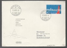 Switzerland 1953 Zurich Airport FDC First Day Cover