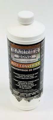 Barrier Bond Rust Converter & Primer Professional Grade Rust Treatment 1 Quart