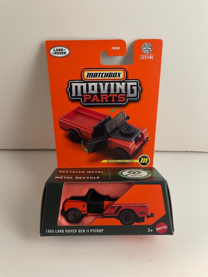 Matchbox Moving Parts Rover MATCHBOX MOVING PARTS 1965 Land Rover Gen II Pickup Super Chase 2025 | eBay