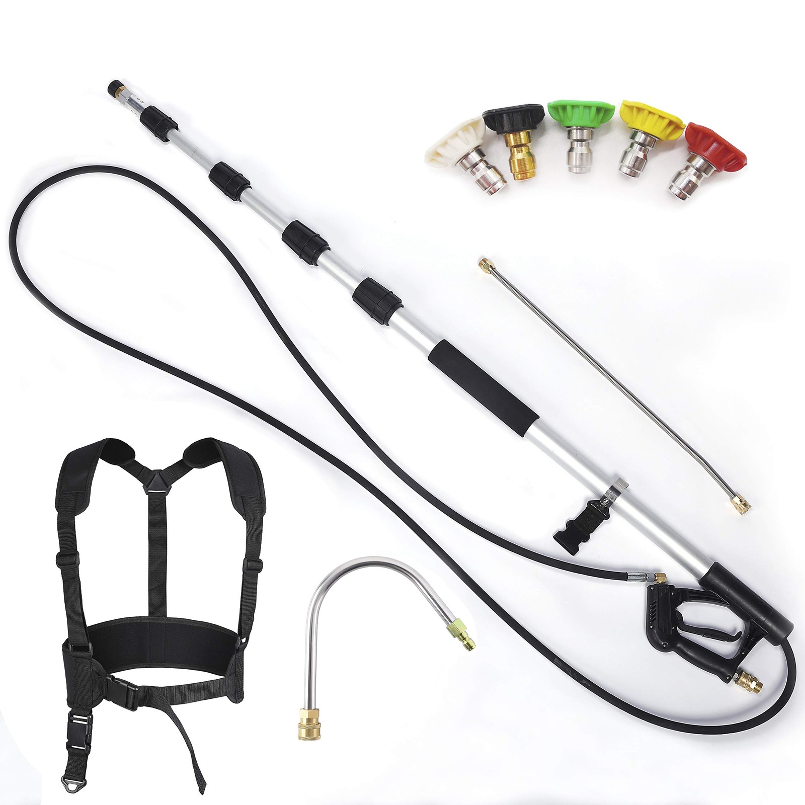 Telescoping Extension Wand Commercial Grade 4000 Psi Spray