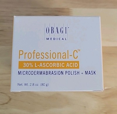 Obagi Professional C Microdermabrasion POLISH+MASK 30% L-Ascorbic Acid 2.8oz