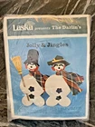 Vintage Laska The Darlin's Jolly & Jingles Snowman Felt Kit Vintage Christmas 72