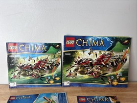 LEGO Legends of Chima Instruction Manual Lot Only (70006, 70000, 70103, 70113)