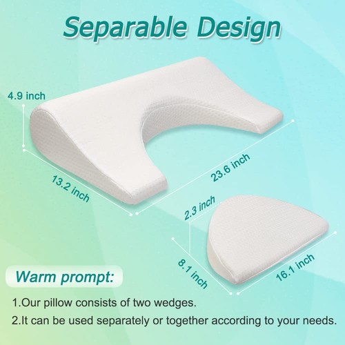 Bedsore Turning Wedge Pillow for Bed Sores Positioning Wedges Medical Pillows... - Picture 3 of 6