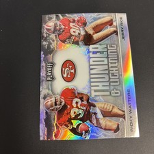 2020 Panini Playoff - Thunder and Lightning Jerry Rice, Watters #TL-11 Silver