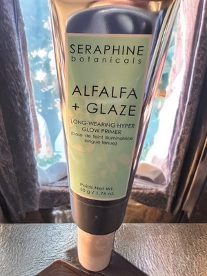 SERAPHINE BOTANICALS Alfalfa + Glaze Long-Wearing Hyper Glow Primer Gossamer 