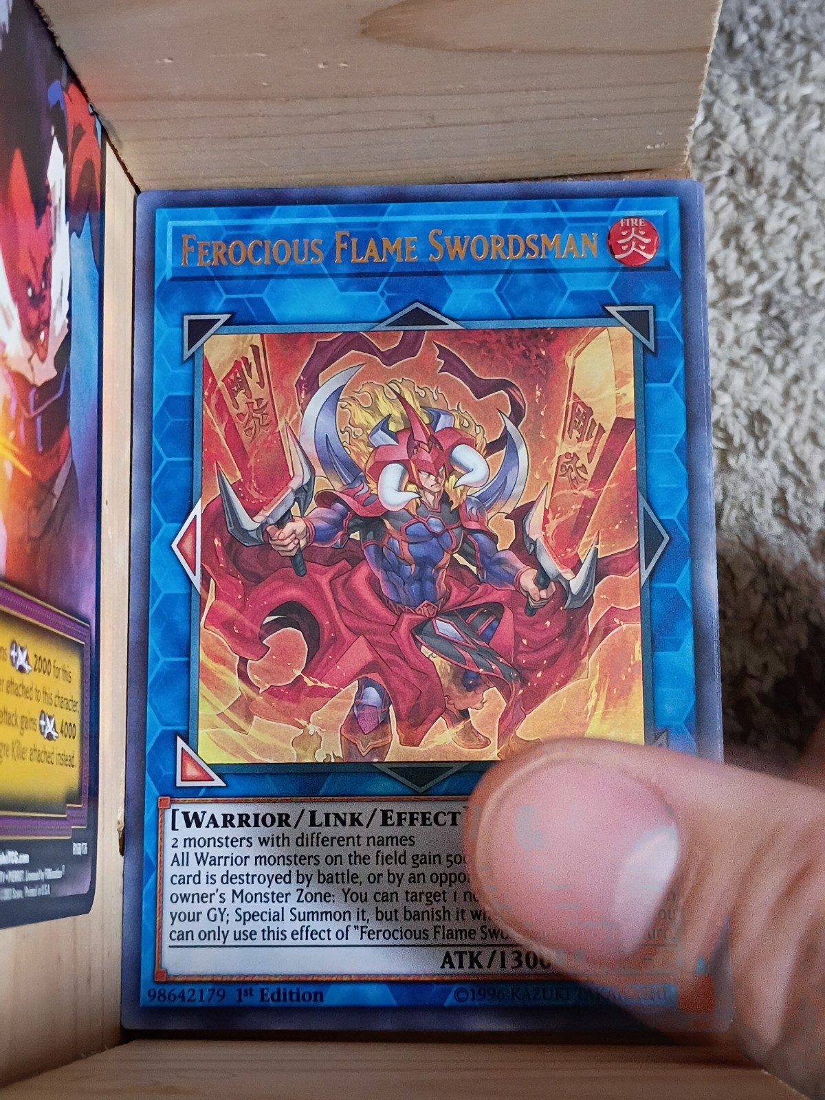 Ferocious Flame Swordsman DUOV-EN032 Duel Overload 1st Edition