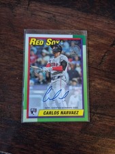 2025 Topps Update Series Carlos Navrvaez (RC) 1990 Autograph #90B2-CN Red Sox