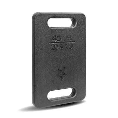 Yes4All Cast Iron Rucking Weight for Backpack, Training A. Single, Black