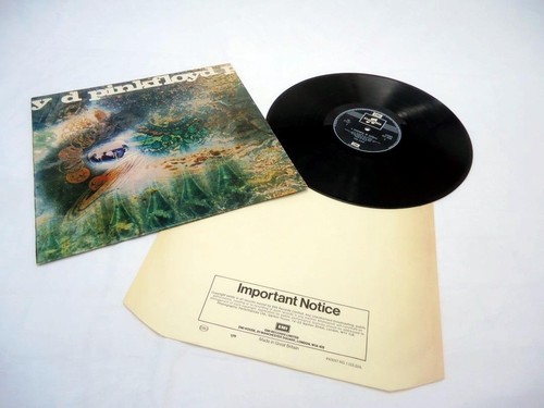 PINK FLOYD A SAUCERFUL OF SECRETS UK IMPORT STEREO MISSPRINT LP 1971 NEAR MINT-