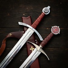 Faithkeeper Knights Templar Sword-Handmade Medieval Crusader Replica-Collectible