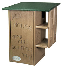 JCs Wildlife Blue  Gray Ultimate Squirrel House Nesting Box - A Perfect