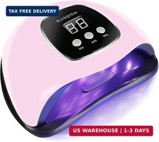 BIGBEAR UV Light for Nails,UV LED Nail Lamp for Gel Polish, Fast Nail Dryer 48