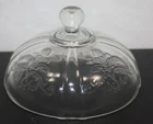 Indiana Recollection Clear Depression Glass Madrid Butter Dish Dome Lid Only