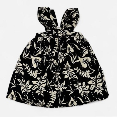 Baby Gap Tank Dress Sundress for 3T Toddler Girl Black And Cream Color Floral