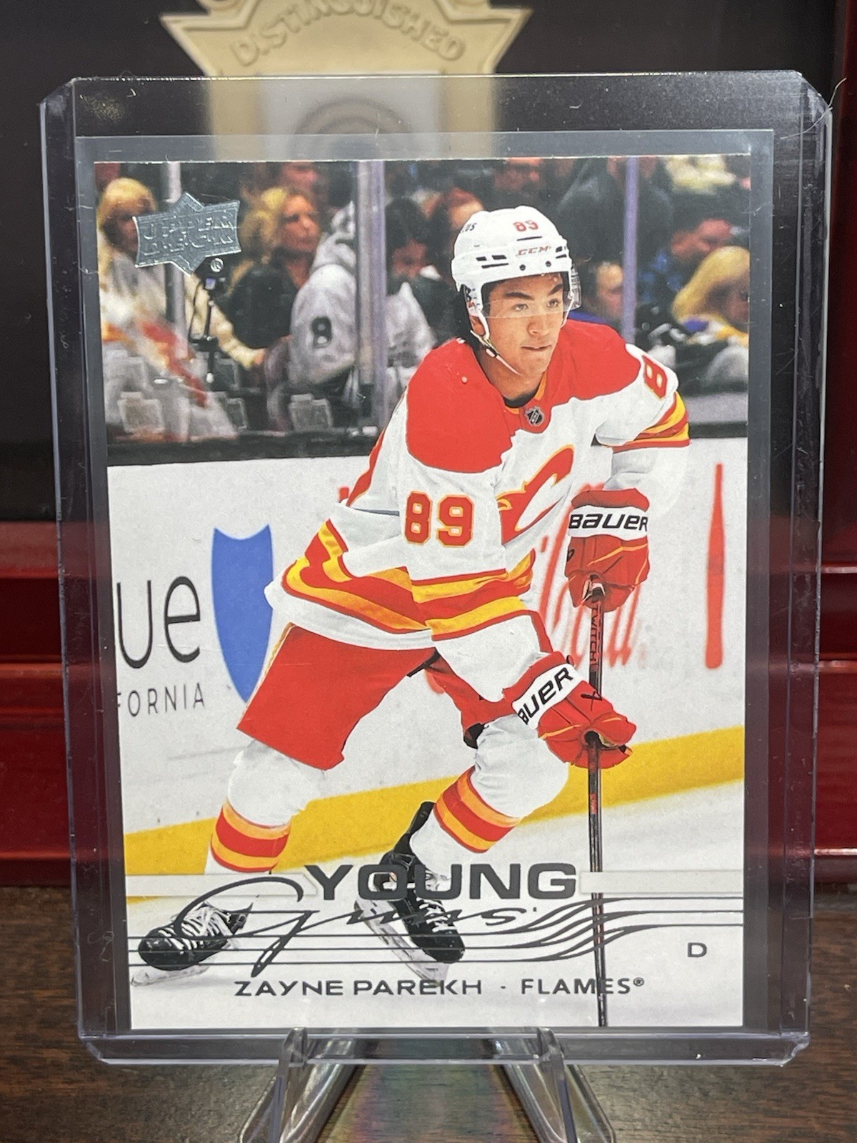 2025-26 Upper Deck Series 1 Young Guns Zayne Parekh #236 RC Rookie Flames