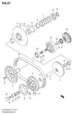 Suzuki Genuine ATV Clutch Housing Bearing Front LT-A750X L0-L9 09262-35075-000