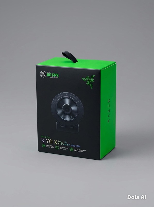 Razer Kiyo X Full HD Streaming Webcam 1080p / 720p 60FPS Auto Focus Plug & Play