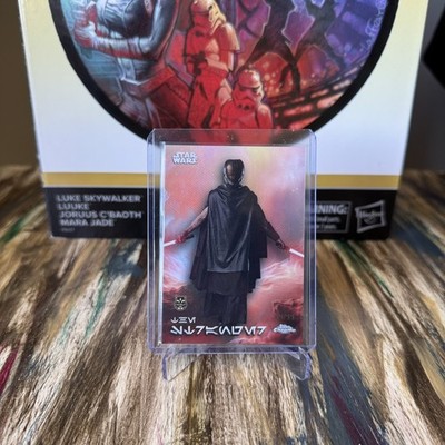 Star Wars Topps Chrome 2025 The Stranger /99 Aurebesh 
