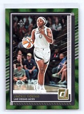Jackie Young 2025 Donruss WNBA #60 Green Laser *