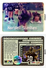 KORDELL STEWART 🏈 1996 MOVI Motion Vision 🏈 Digital Replay #LDR6, AUTO, Rare