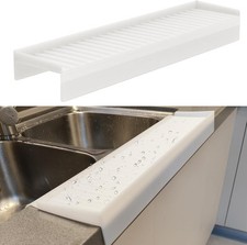 Silicone Sink Edge Protectors for Kitchen 4in 19.7in, Transparent
