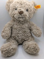 Steiff KNOPF IM OHR Honey Teddy Bear Plush Toy 113420 Tan Super Soft Lovey