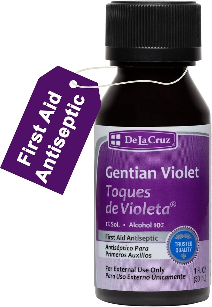 Violet 1% 1oz First Aid Antiseptic (Violetas Ancianas) Made in the