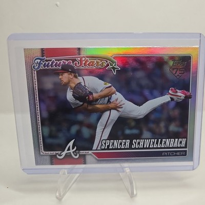 2026 Topps Series 1 Spencer Schwellenbach #306 Future Stars Rainbow Foil