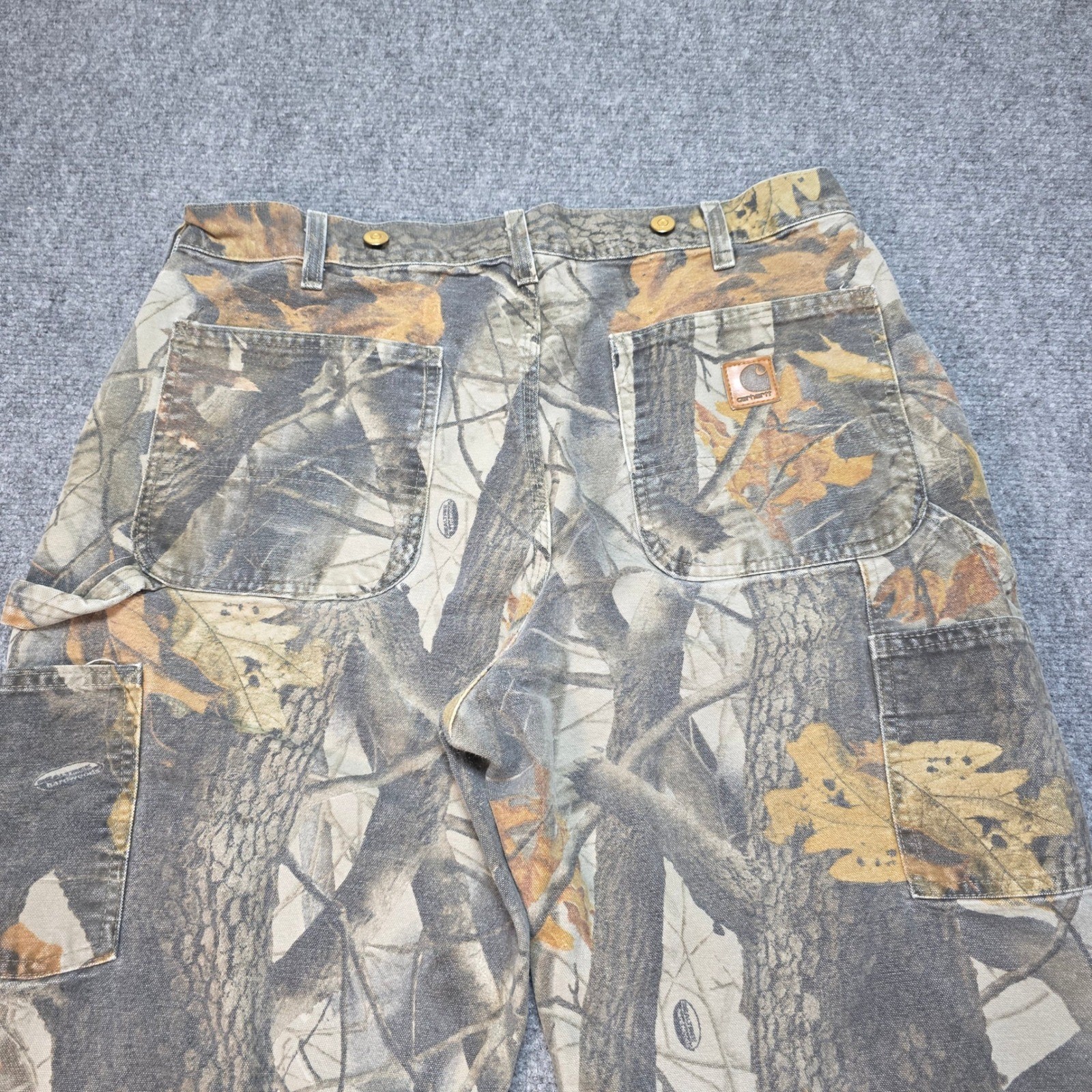 Carhartt B158 CMO Realtree Camo Dungaree Pants Men's 38x30 Vintage Workwear thumbnail 9