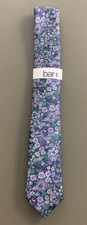 Bar III Men's 2.5'' Polyester Blend Slim Neck Tie, Lilac Purple Charland Floral