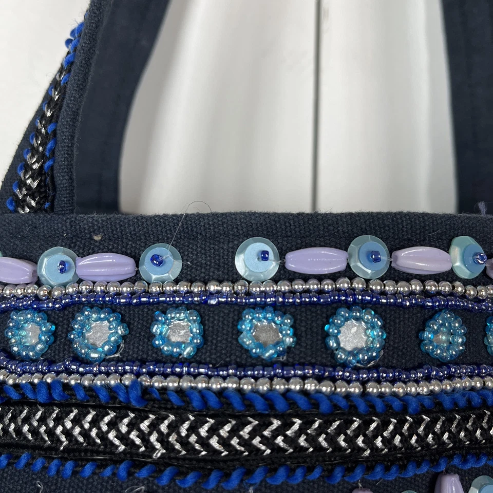 Bolso de Mano Big Buddha Cuentas Azul/Multi Suroeste Azteca (leer) Foto 3 de 4