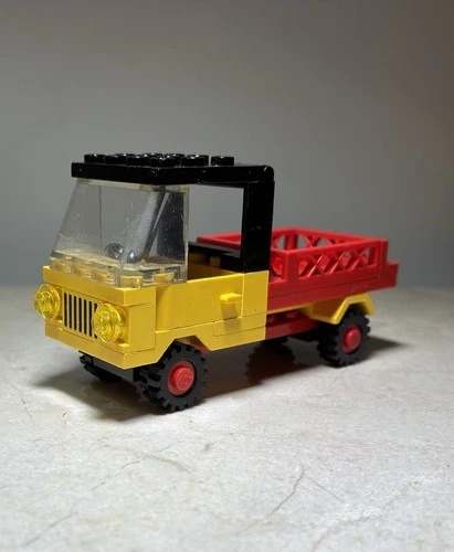 LEGO Vintage Town Custom Pick Up Flatbed 730 Lorry Truck Classic Yellow 1980s