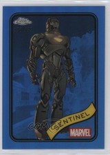 2025 Topps Chrome Marvel Comics Blue Refractor /299 Sentinels Sentinel #33 1f8v