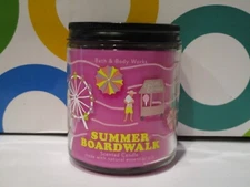 BATH & BODY WORKS ~ SUMMER BOARDWALK SCENTED CANDLE ~ 7 OZ