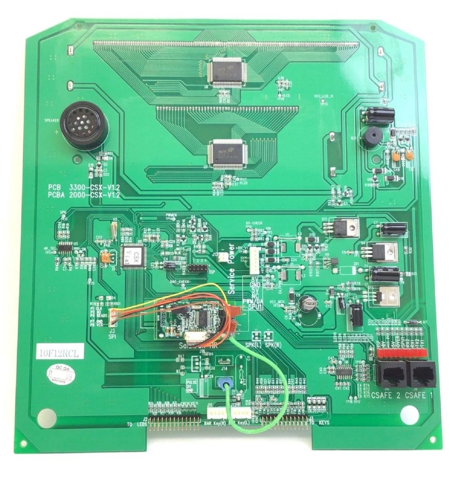 Placa consola pantalla superior elíptica True Fitness XCSX CSX MFR-10F12RCL Foto 2 de 3