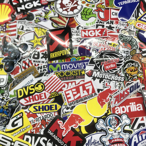 Lot Set of 120 Motorcycle Motocross Decals Stickers Racing ATV UTV Dirtbike - Picture 3 of 9