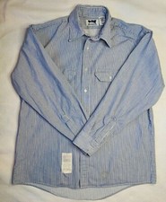 VTG Bulwark Classic Men's Shirt Sz Large Flame Resistant Protective Work Apparel