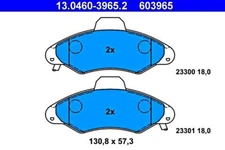 ATE Disc Brake Pad Set For FORD Escort 81 95 V VI VII Orion III CLASSIC 5026661