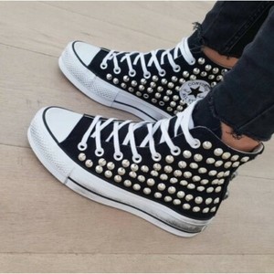 all star platform nere borchie