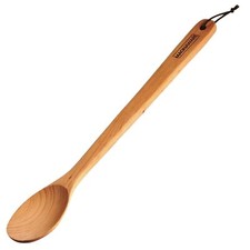Extra Long Wooden Spoon, 18-inch Heavy Duty Stir Paddle for Cooking in Big Po...