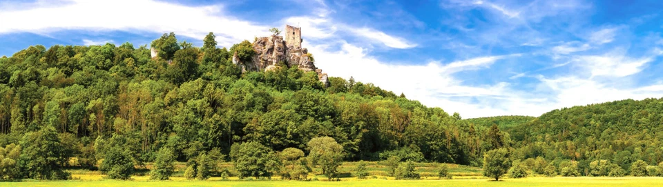 Model Railway Background "Franconian Switzerland" Width 3.33m - 7.50m / Height 0.4-0.9m - Image 2 of 4