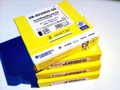 4 Satz beschichtete Götze Kolbenringe 1,8T 20V AEB AGU BEX AGN ANB ADR bis 180PS