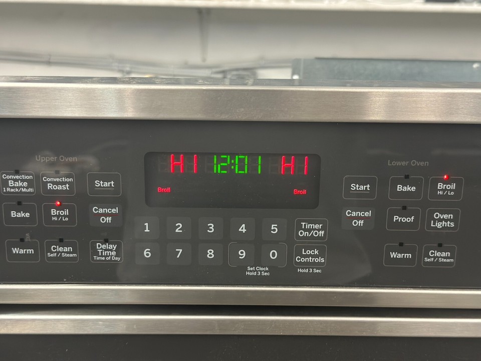 Genuine GE Double Oven 30" Touch Panel ONLY WB07T10739 (Board Not