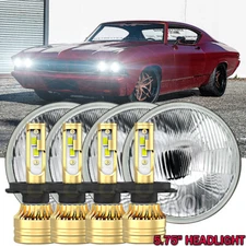 8pcs 5 3/4" 5.75 LED Headlights HI/LO Beam for Pontiac GTO Grand Prix