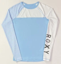 Women's Roxy Long Sleeve Stripe Rashguard NEW