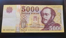 HUNGARY 5000 FORINT 2016  Banknote 