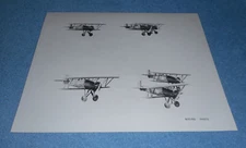 Vintage Boeing Press Photo Group of Unknown Biplane Aircraft F2B F3B F4B?